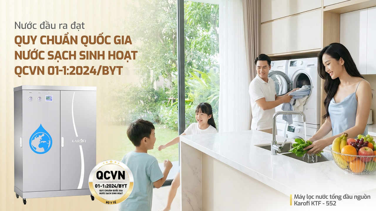 Máy lọc nước tổng đầu nguồn Karofi KTF - 552